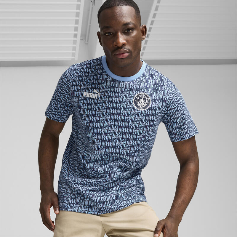 Manchester City ftblCULTURE All-Over Print Tee Férfiak PUMA