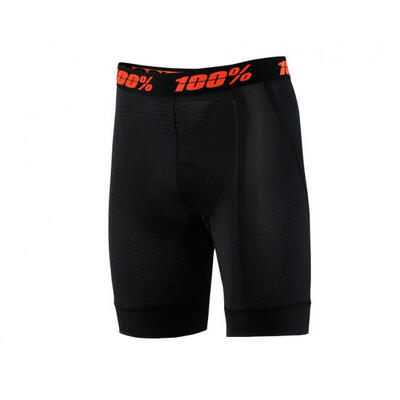 Crux dubbele short voor heren zwart