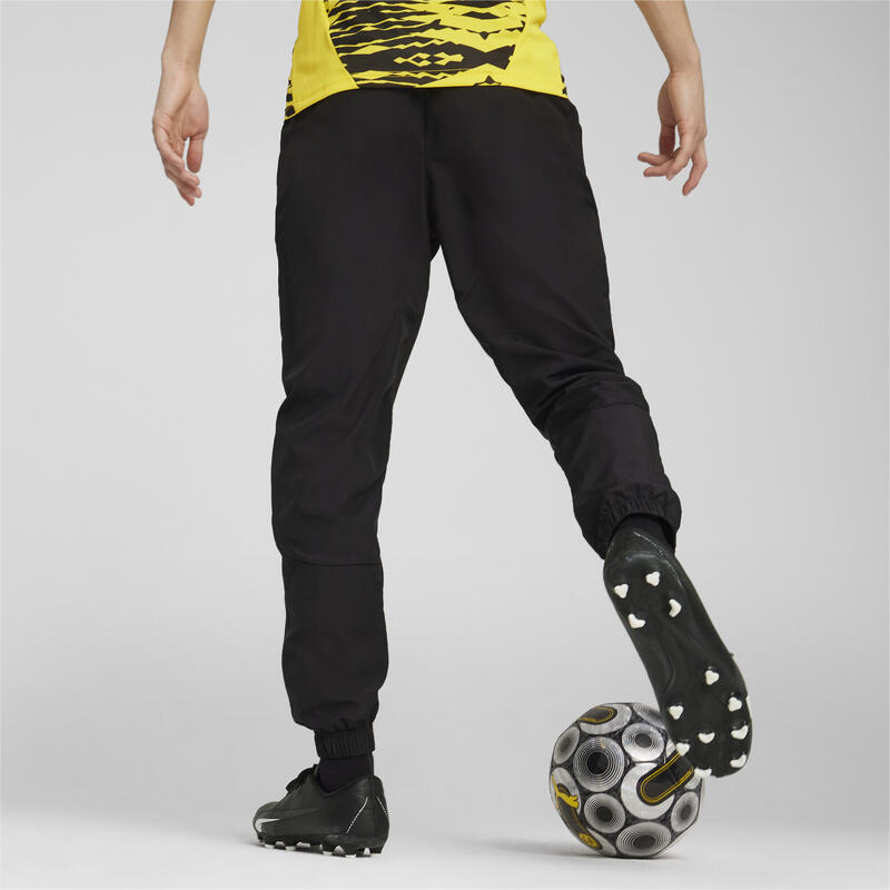 Pantalones prepartido tejidos Borussia Dortmund Hombre PUMA Black Faster Yellow