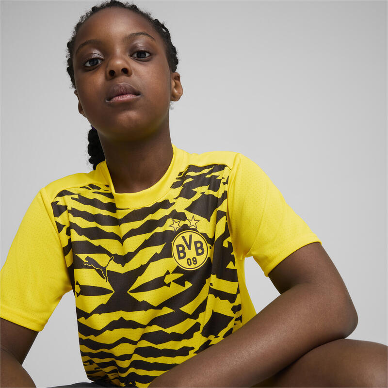 Maillot d’avant-match à manches courtes Borussia Dortmund Enfant et Adolescent