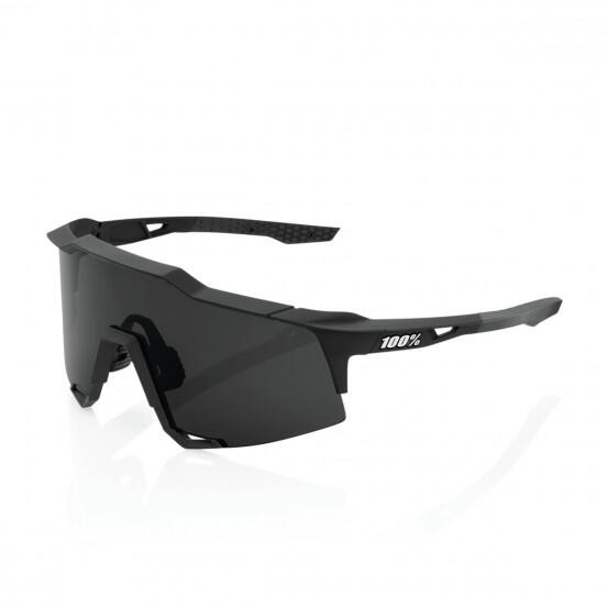 100% Glasses Speedcraft Soft Tact Black-Smoke Lens