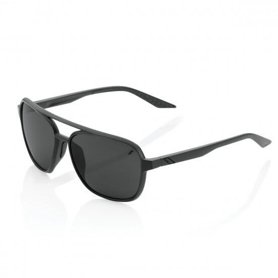 100% Occhiali Kasia Matte Black-Black Mirror Lens
