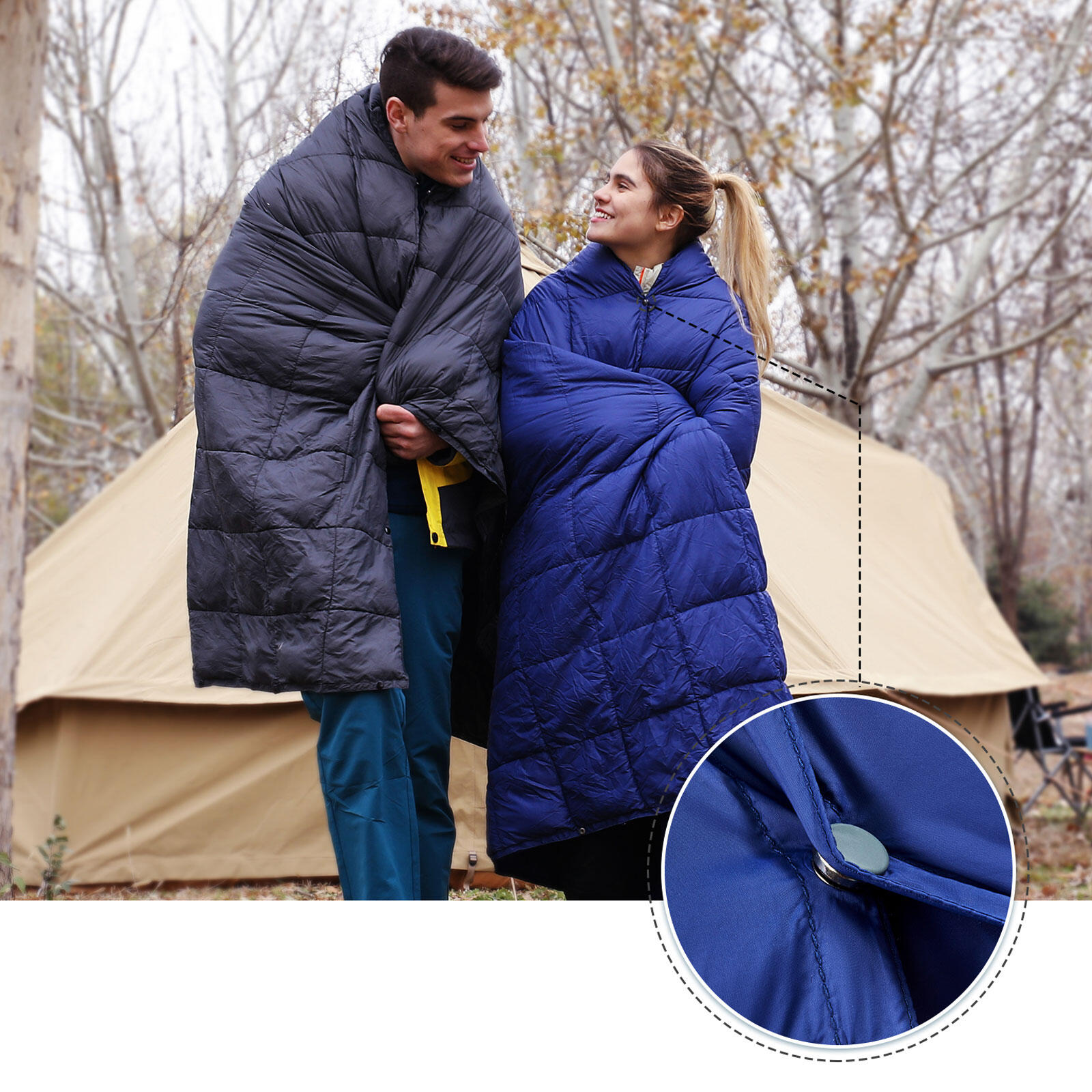 Coperta da Campeggio Smart 800 Spiaggia Picnic Parco Mat Leggero 810 g 3/5