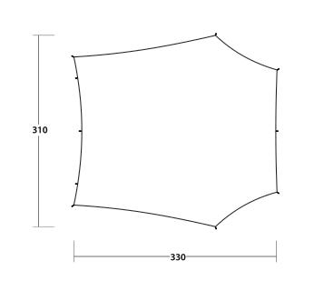 Tarp Outwell Canopy Tarp M - grey 3/7