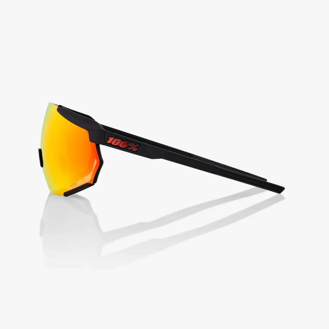 RACETRAP 3.0 - Soft Tact Black - HiPER Red Multilayer Mirror Lens 3/3