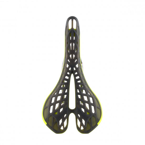 TIOGA Spyder Twin Tail Titane Saddle Neon Yellow