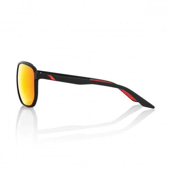 Lunettes Konnor Soft Tact Black-HiPER Red ML