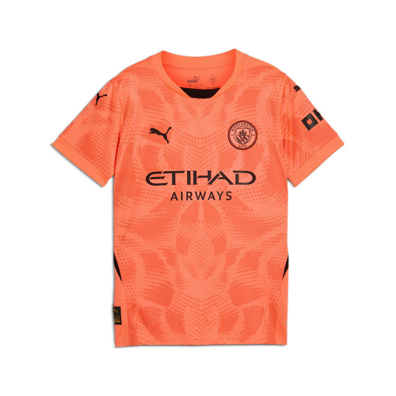 Brankářský dres s krátkým rukávem Manchester City 24/25 pro mládež PUMA