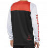 Langarmtrikot 100% R-Core Schwarz / Racer Rot 2/2