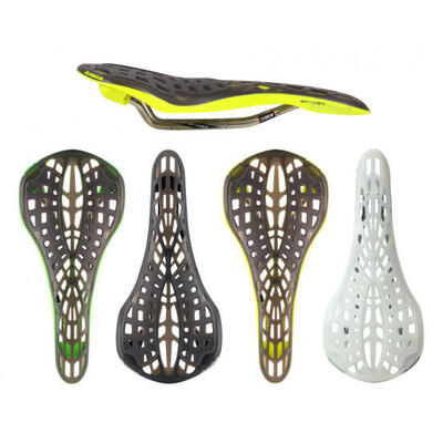 Tioga spyder outland titanium zwart zadel