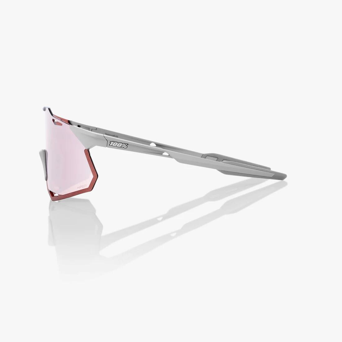 Brille Hypercraft XS Matte Stone Grey-HiPER Crimson Silver Mirror Lens 3/3