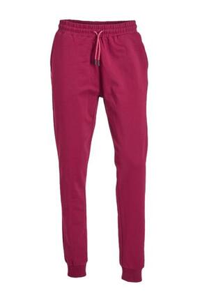 Redwood - Joggingbroek Dames - Sweat Joggingsbroek - Rood - Maat: 48