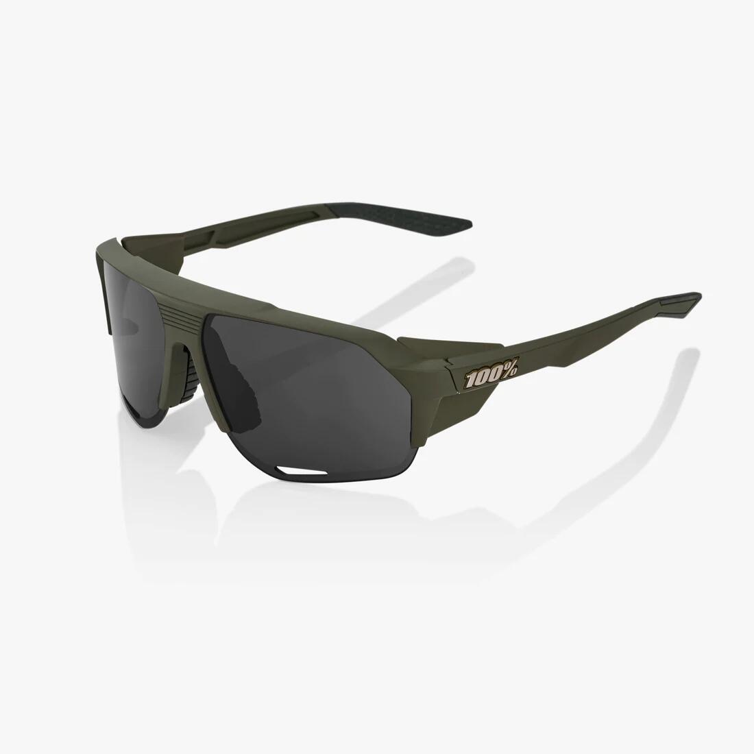 100% Glasses Norvik Soft Tact Army Green-Smoke Lens