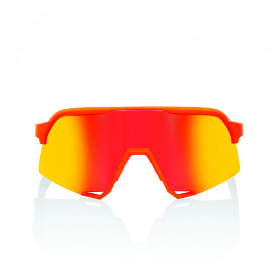 Brille S3 Soft Tact Neon Orange-HiPER Red Multilayer Mirror Lens 2/3