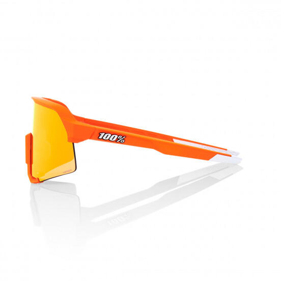 Brille S3 Soft Tact Neon Orange-HiPER Red Multilayer Mirror Lens 3/3