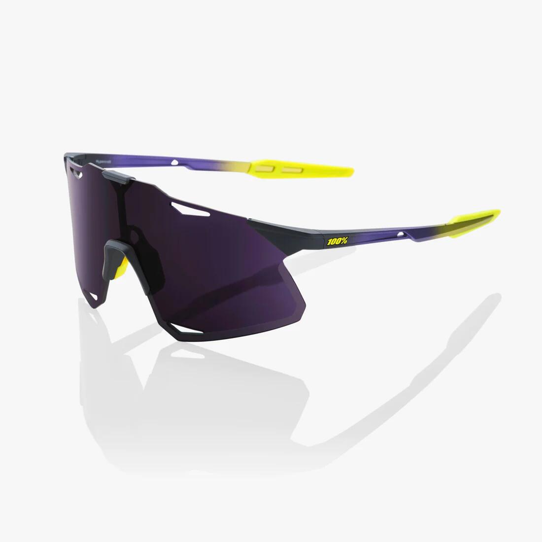 100% 100% HYPERCRAFT - Matte Metallic Digital Brights - Dark Purple Lens
