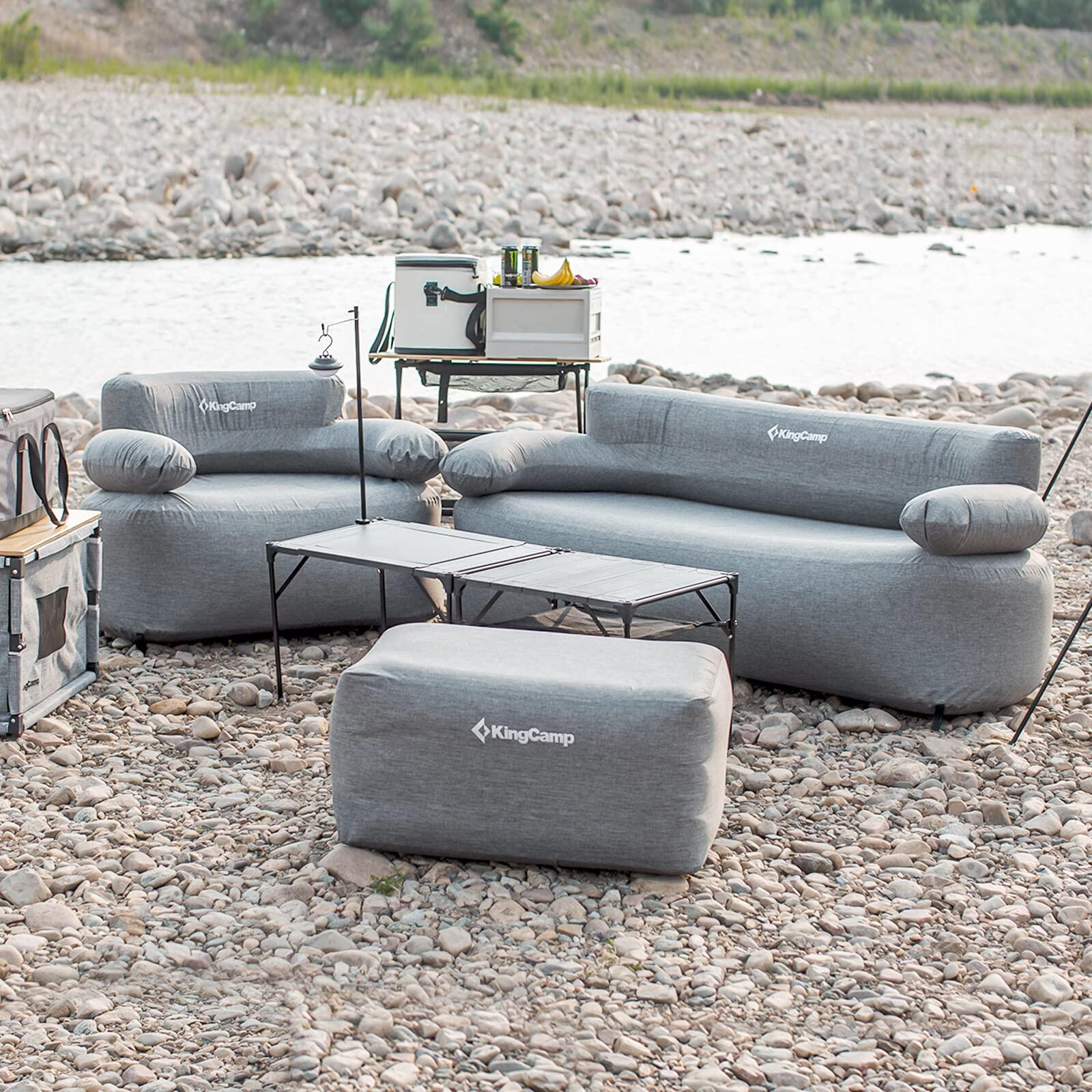 Tabouret Gonflable Air Cube Granit de Camping Meuble 5/7