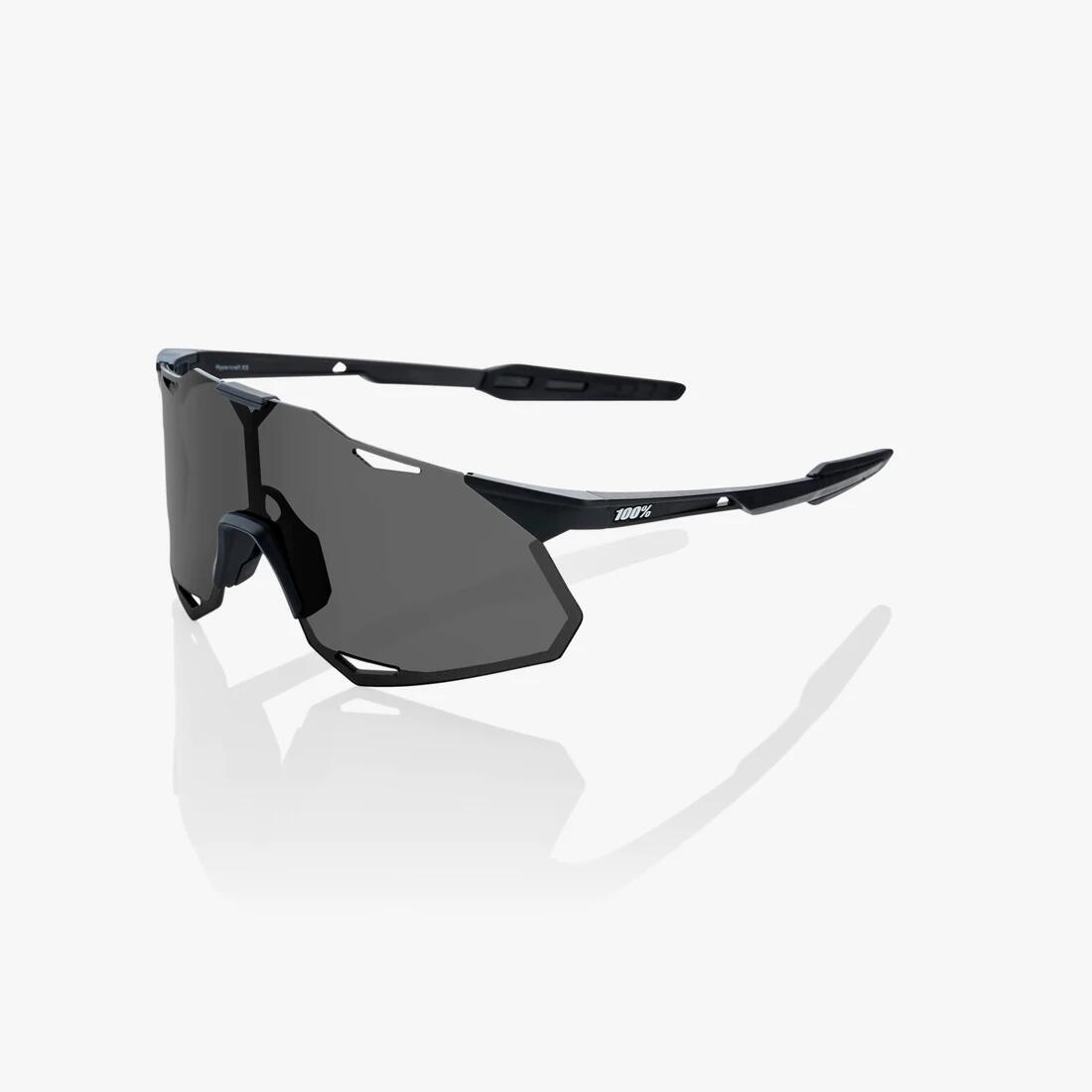 100% Occhiali Hypercraft XS Matte Black-Smoke Lens