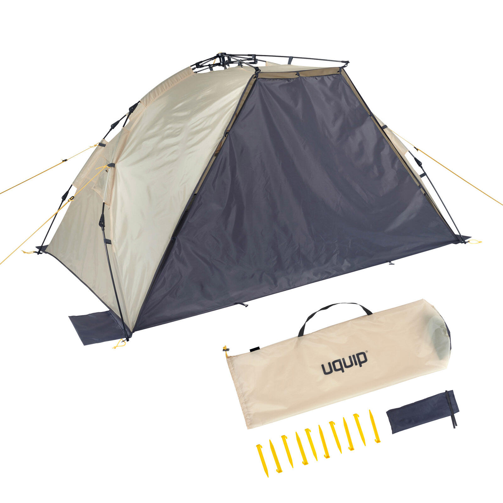 Automatik Strandmuschel Speedy XL Strandzelt Reise Wind Sonnen Schutz UV50 3/5