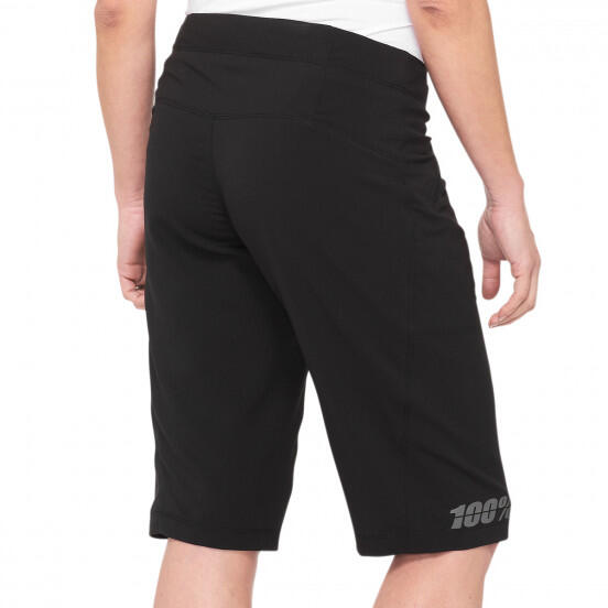 Pantalones cortos Ridecamp 100% para mujer con forro negro 2/4
