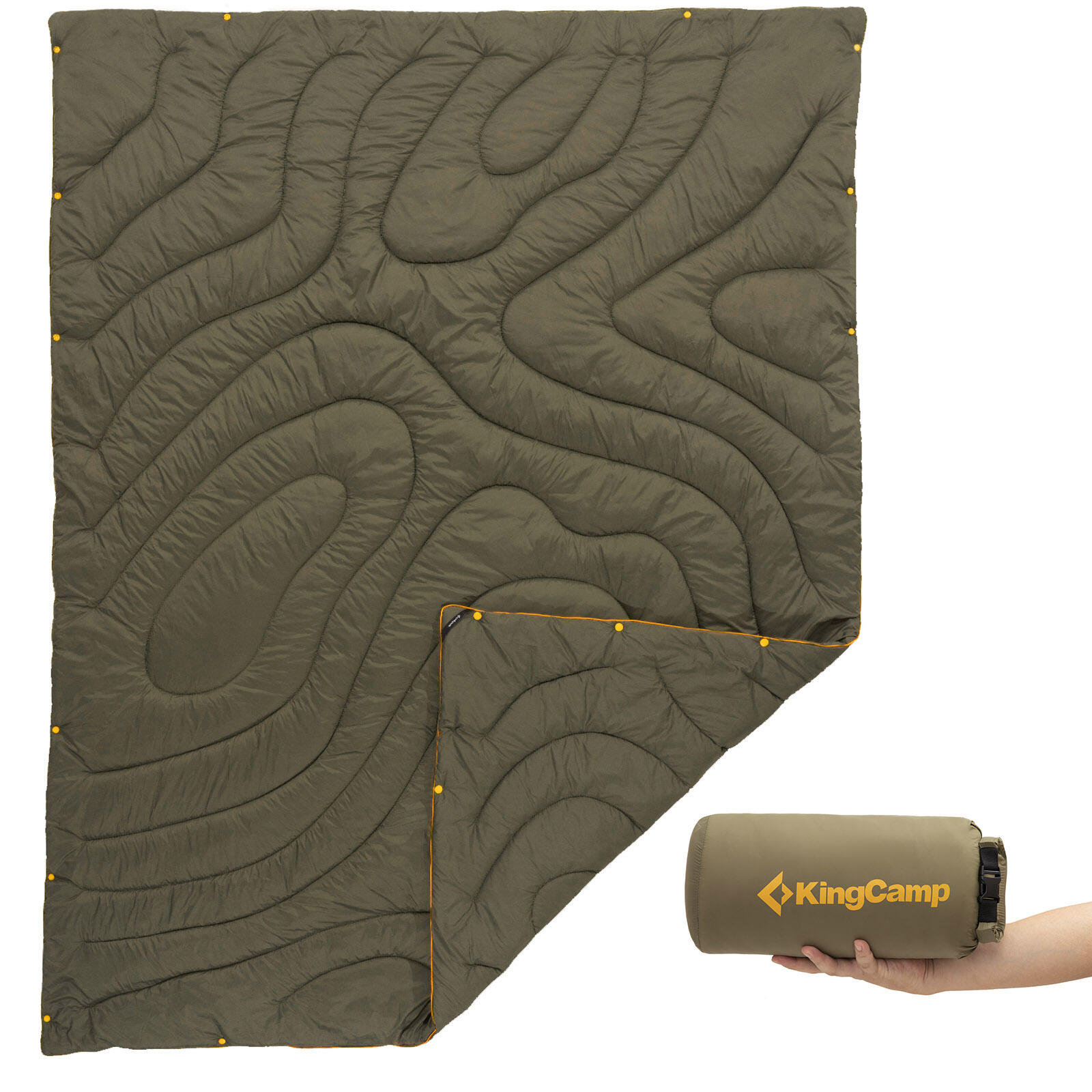 KINGCAMP Coperta da Campeggio Contour Spiaggia Picnic Parco Mat leggera viaggio