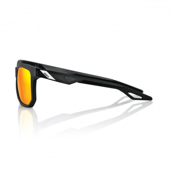 Brille Centric Soft Tact Crystal Black-HiPER Red Multilayer Mirror Lens 3/3