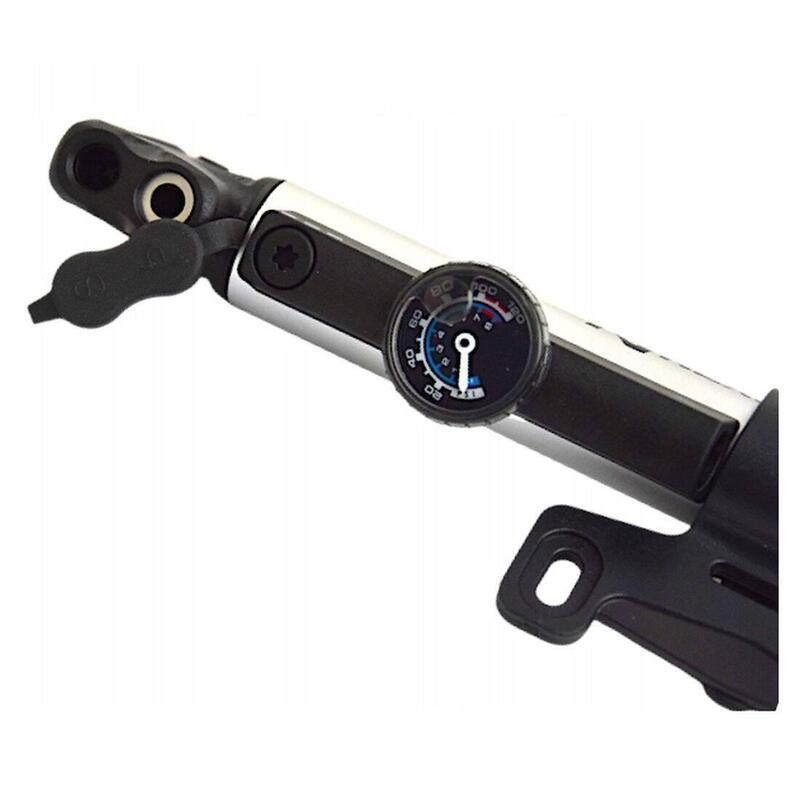 Pomp Racefiets Met Manometer - Aluminium