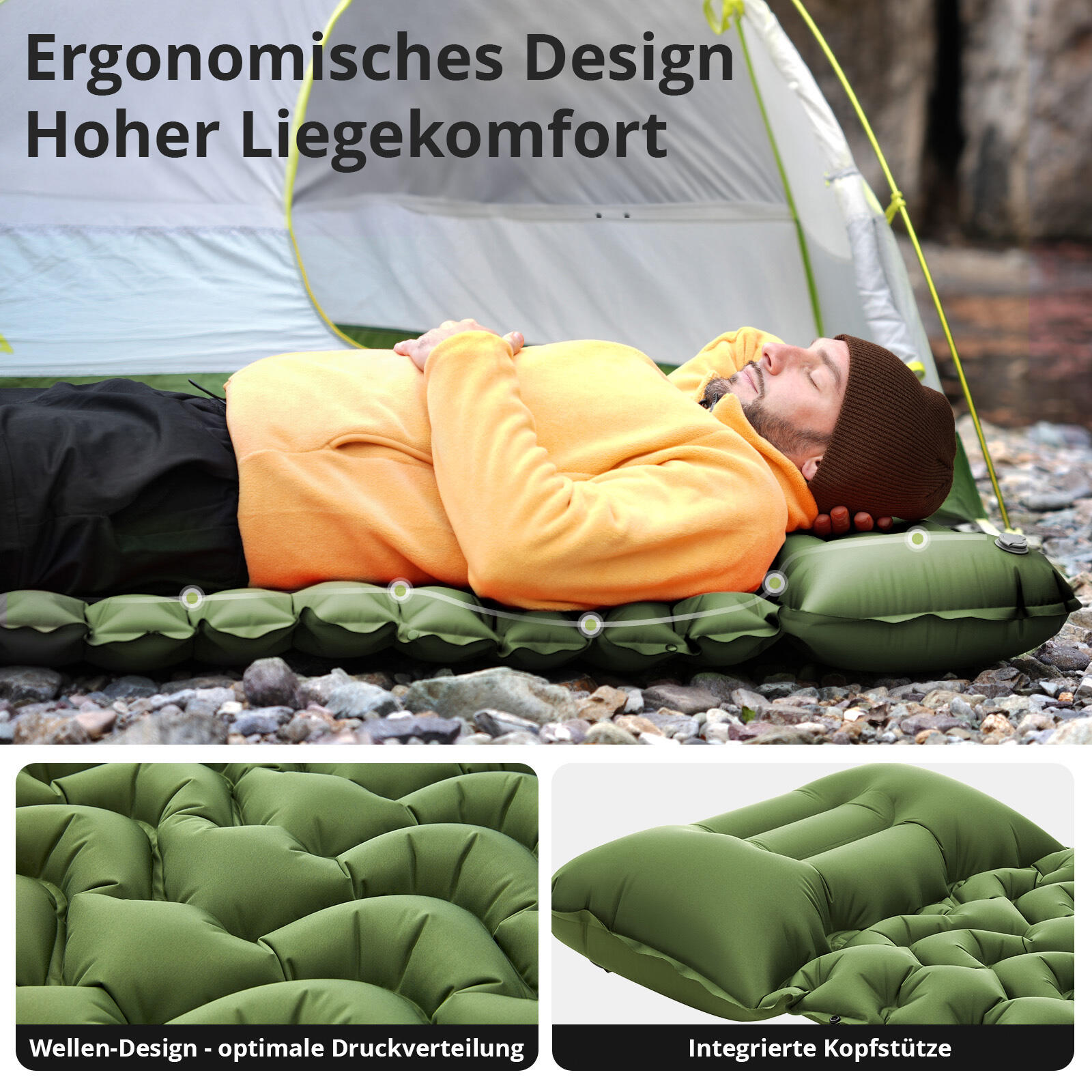 Matelas de trekking Wildwood Matelas thermique de camping Léger 0,9 kg 3/7
