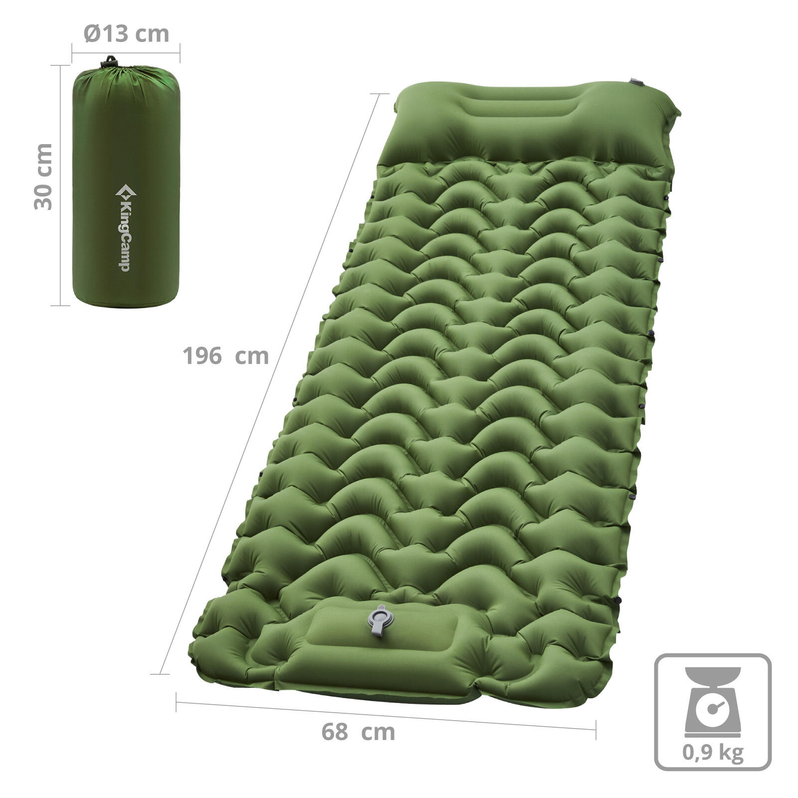 Matelas de trekking Wildwood Matelas thermique de camping Léger 0,9 kg 2/7