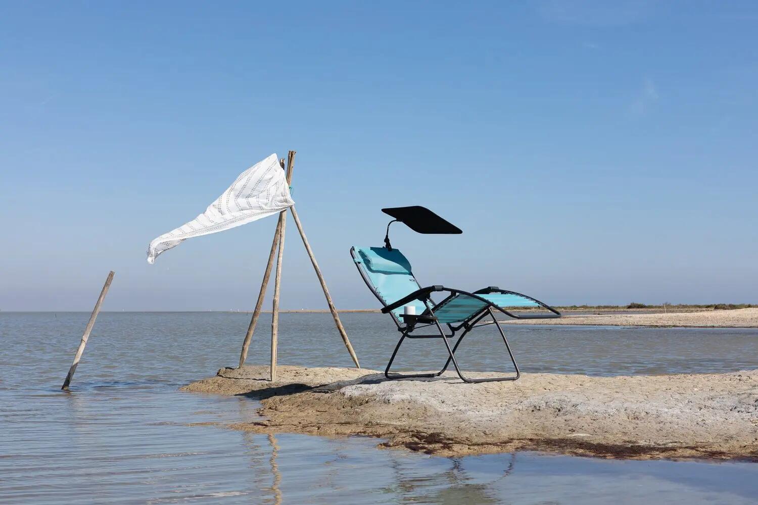 Parasol Lafuma airlon+ ajustável resistente aos UV Preto 2/2