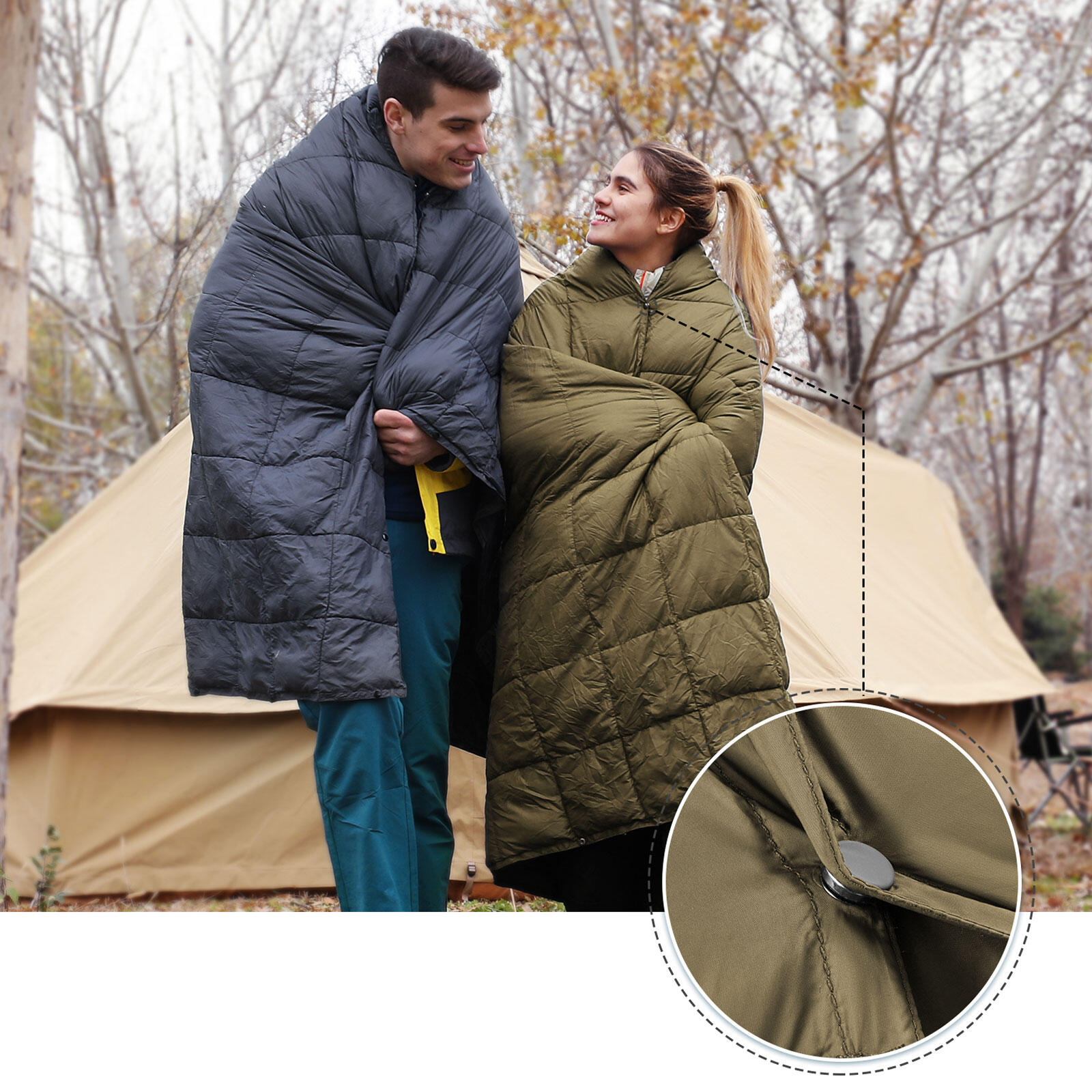 Coperta da Campeggio Smart 1100 Spiaggia Picnic Parco Mat leggera viaggio 5/6