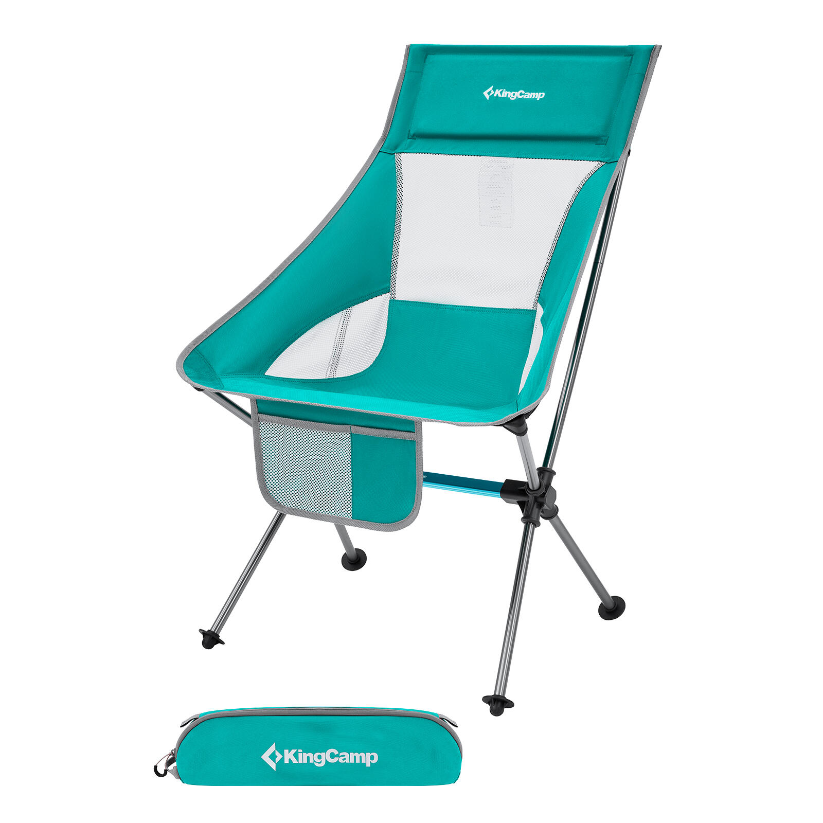 Sedia da Campeggio Logan pieghevole spiaggia Alluminio leggero 150 kg 3/7