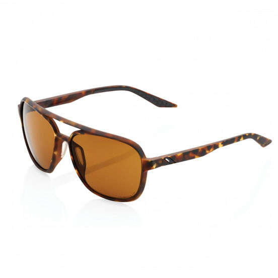 100% Occhiali Kasia Soft Tact Havana-Bronze Peakpolar Lens