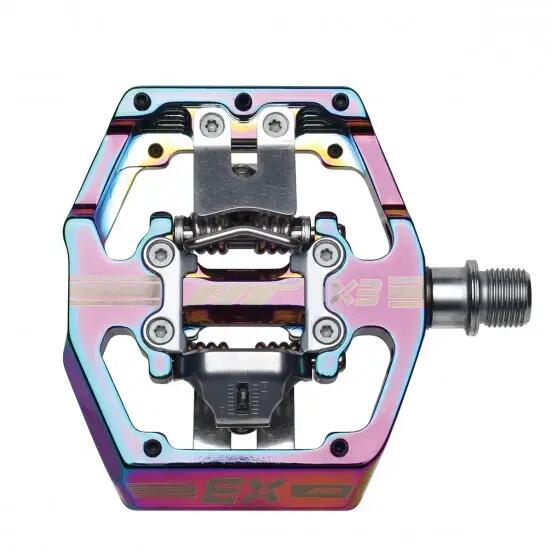 HT Components X3E Pedals Oil Slick