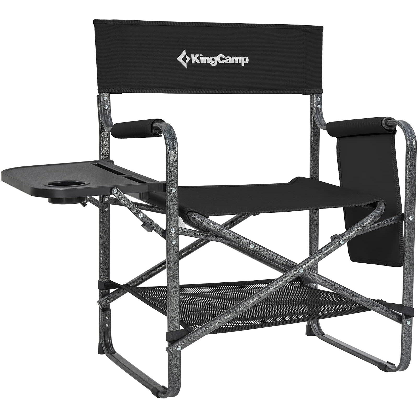 KINGCAMP Bestuurdersstoel Multi Camping vouwstoel Armleuning Tafel