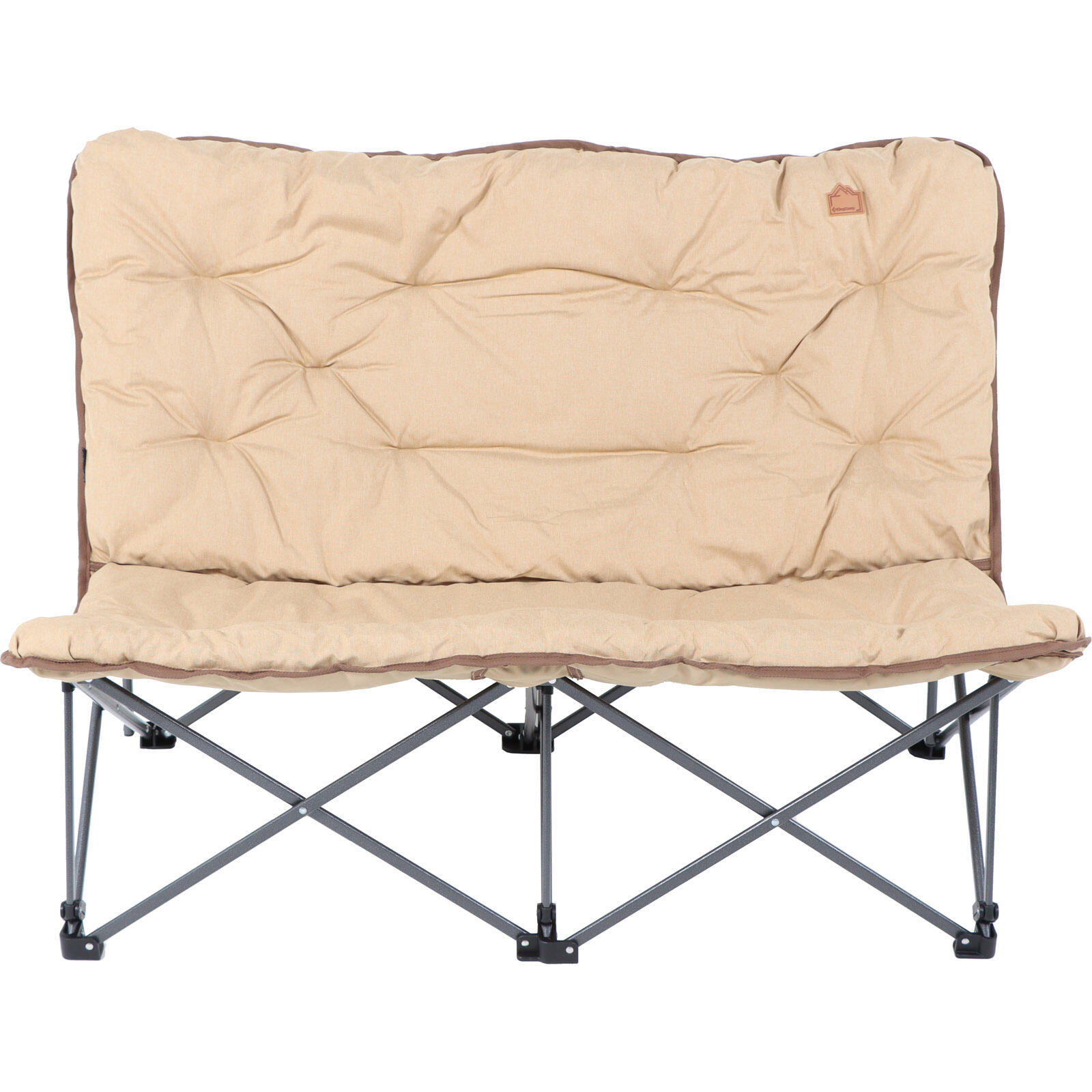 Campingbank Lindon Relax Double Lounge Chair 2Person Folding Couch 3/7