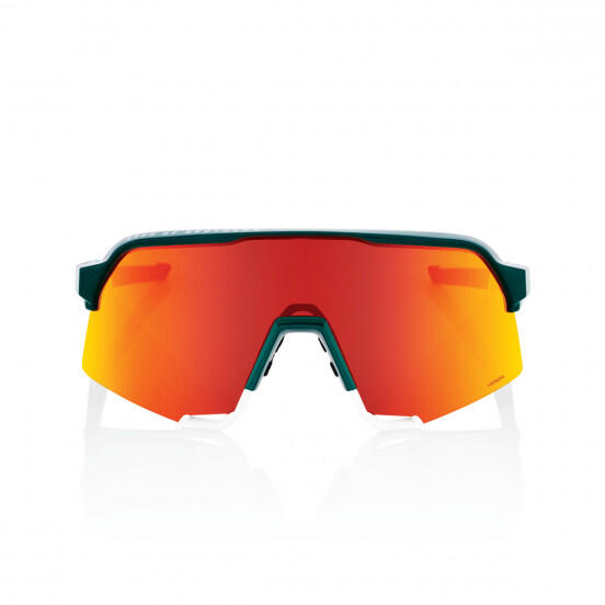 Brille S3 Gloss Metallic Bora-Matte White-HiPER Red Mirror Lens 2/3