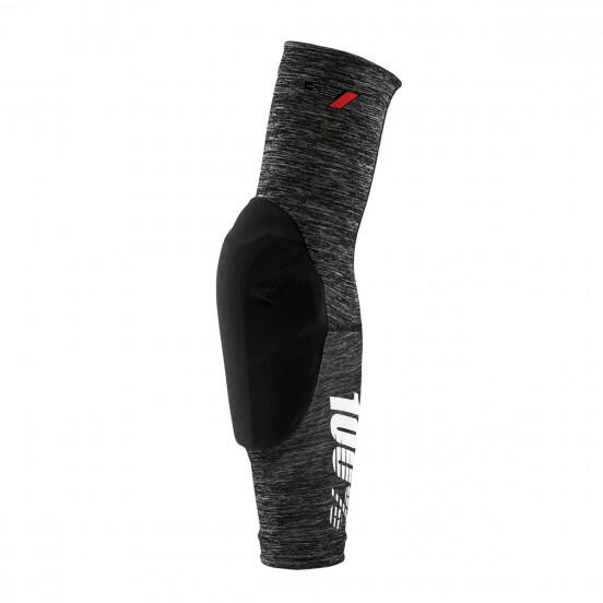 100% 100% Teratec Elbow Guards Grey Heather / Black