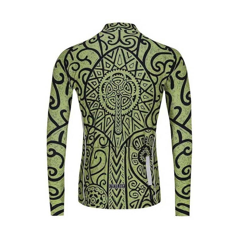 Maillot ciclismo manga larga Zanzibar Green Hombre 2/5