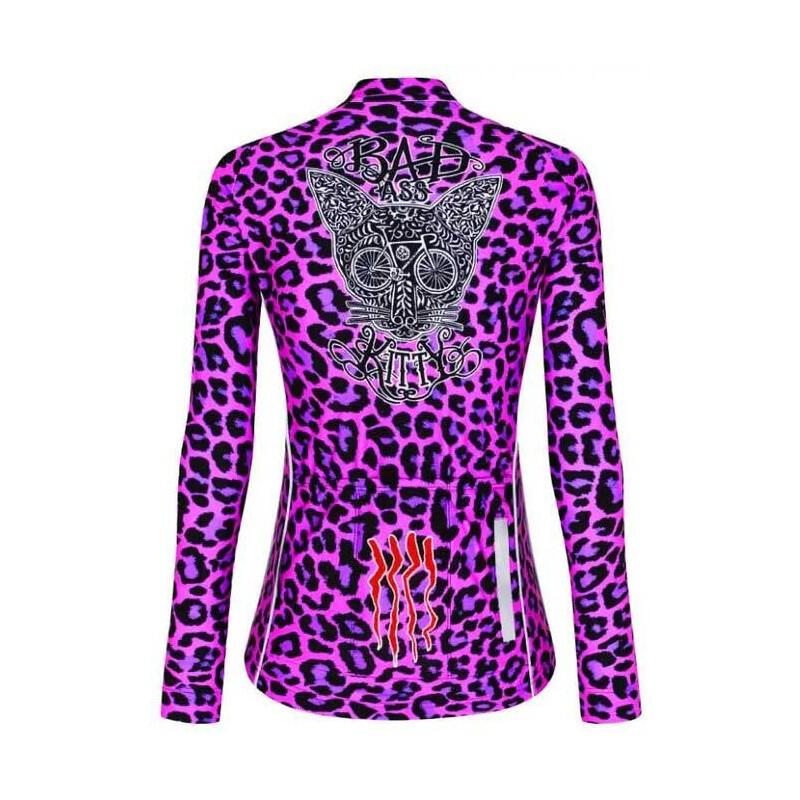 Maillot ciclismo manga larga Kitty Mujer 2/5