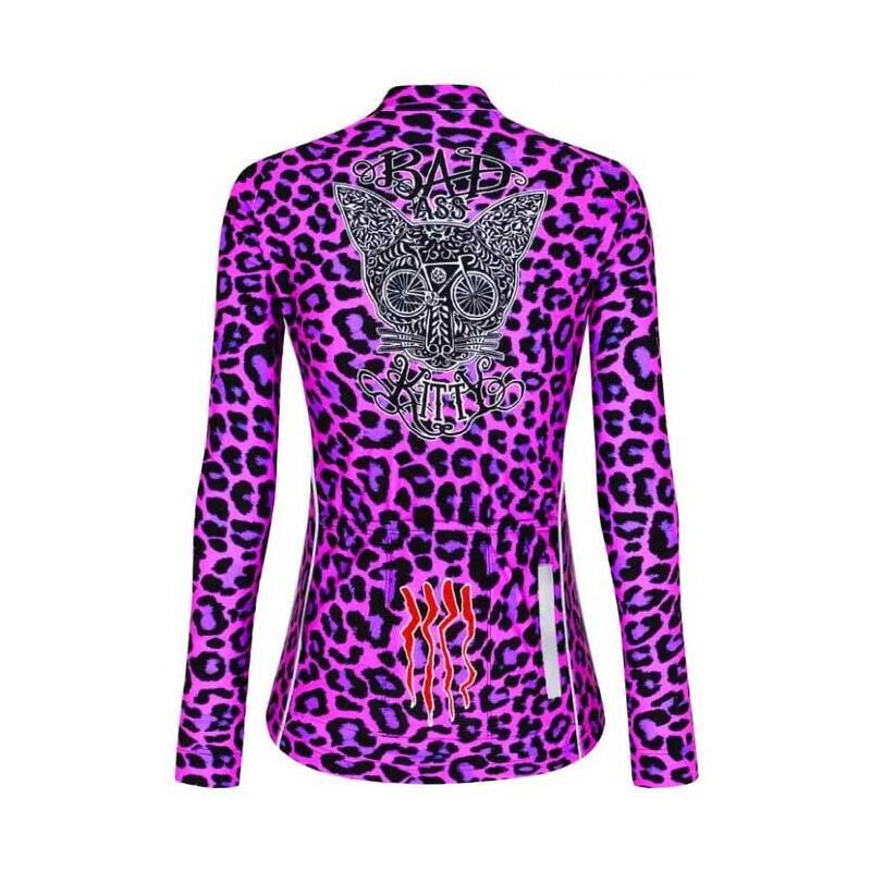 Maillot ciclismo manga larga Kitty Mujer