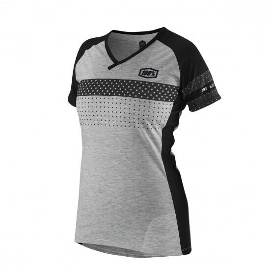 Maillot de manga corta para mujer 100% Airmatic Negro 1/2