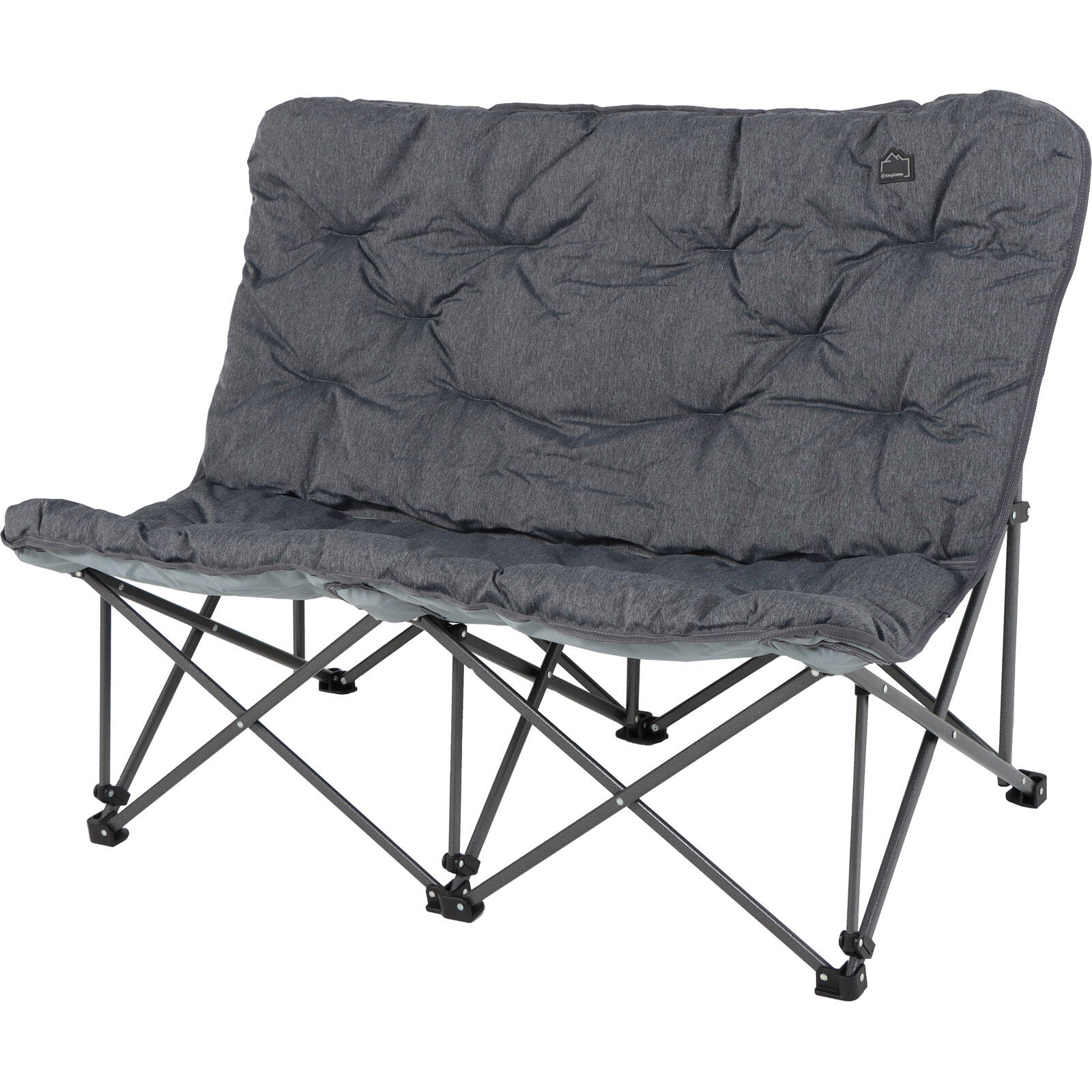 Sofá de camping Lindon Relax Sillón Doble 2Personas Silla Plegable 3/7
