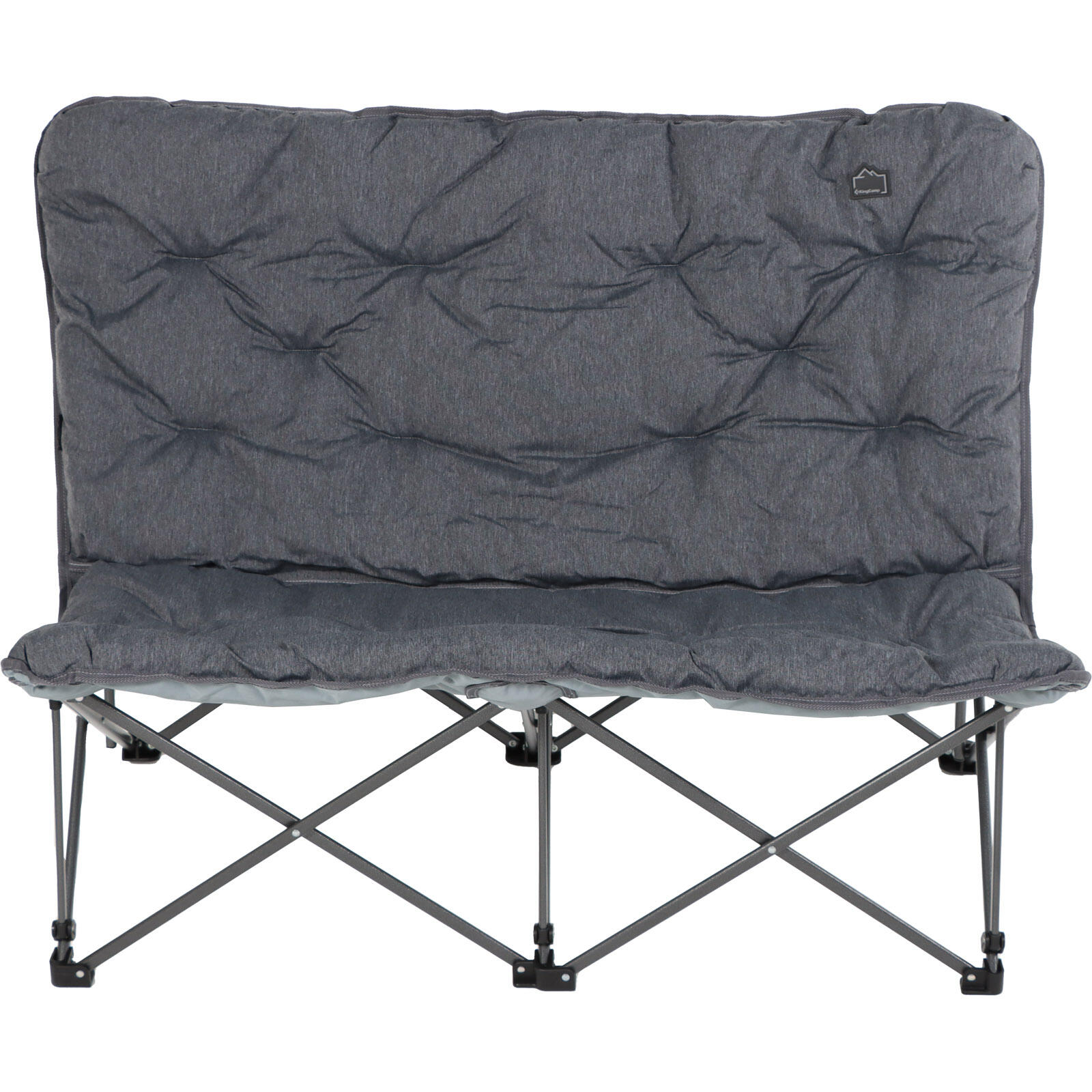Sofá de camping Lindon Relax Sillón Doble 2Personas Silla Plegable 4/7