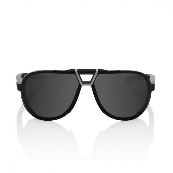 Óculos de sol pretos 100% Westcraft Soft Tact - lentes espelhadas pretas 2/5