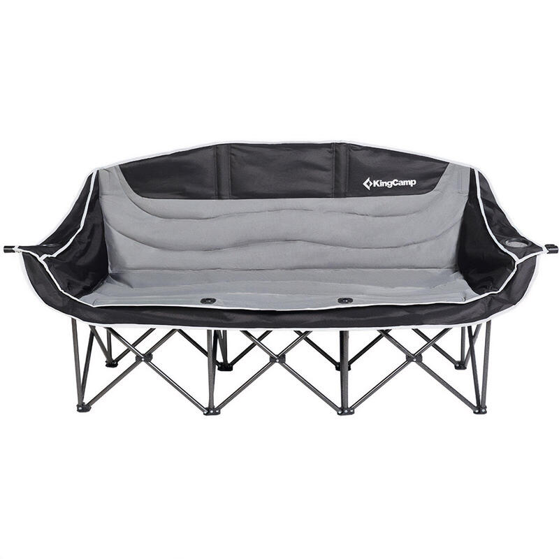 Sofá de camping Triple Deluxe Lounge 3 Personas Silla Plegable 270 kg