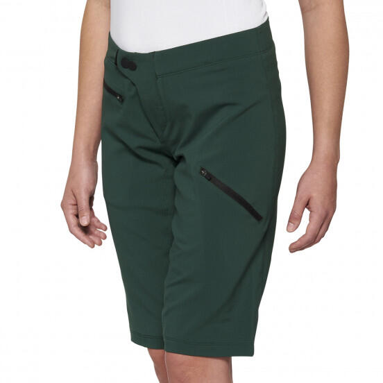 Ridecamp Women's 100% Short Forest Green