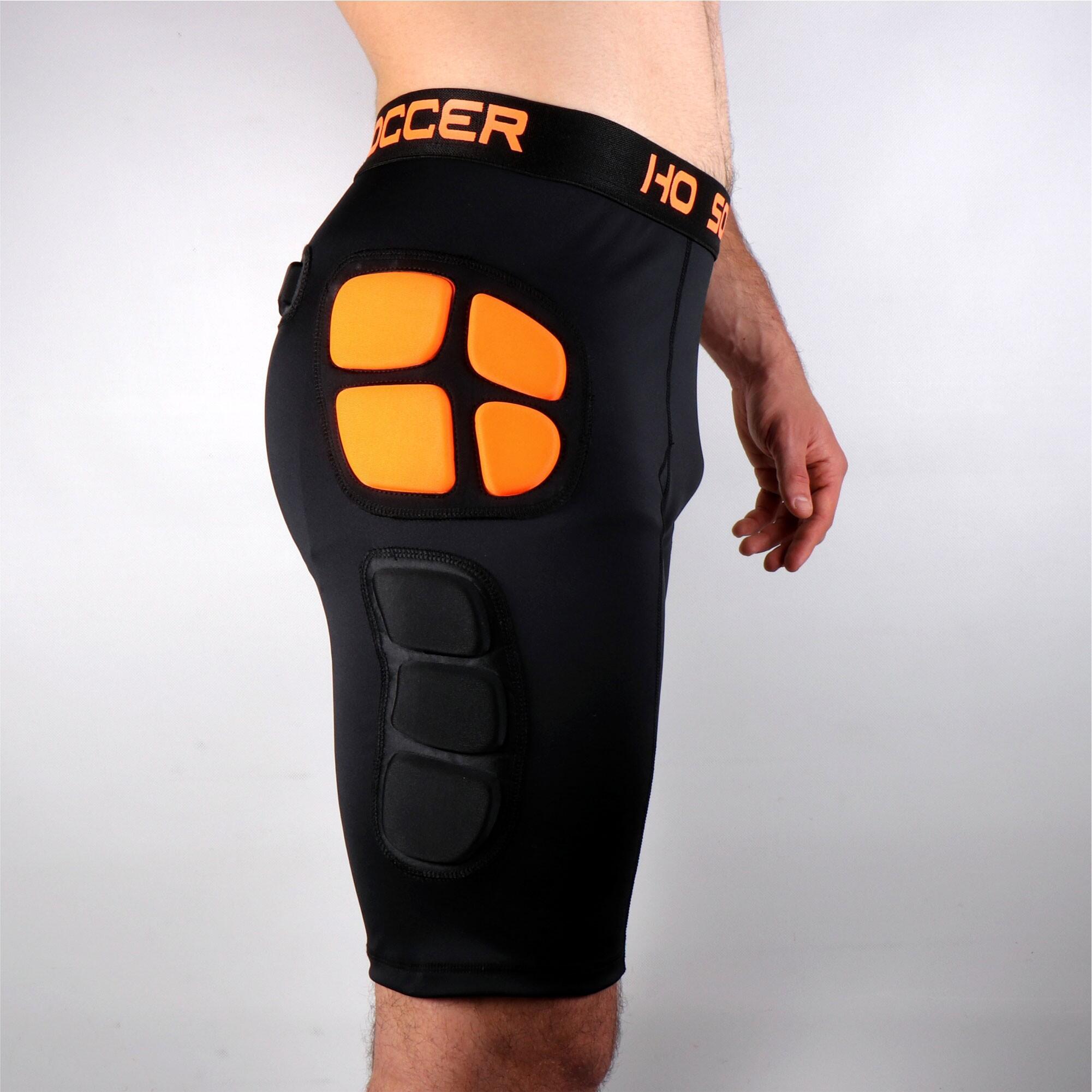 Pantalón corto de portero con protecciones Impact Shield Ho Soccer Adulto Negro 3/7