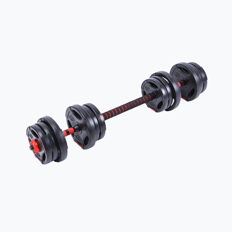 Haltères hybrides Pure2Improve Dumbell/Barbell avec fonction haltère