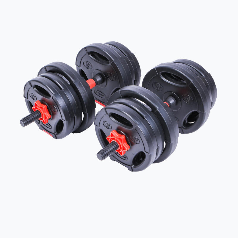 Haltères hybrides Pure2Improve Dumbell/Barbell avec fonction haltère